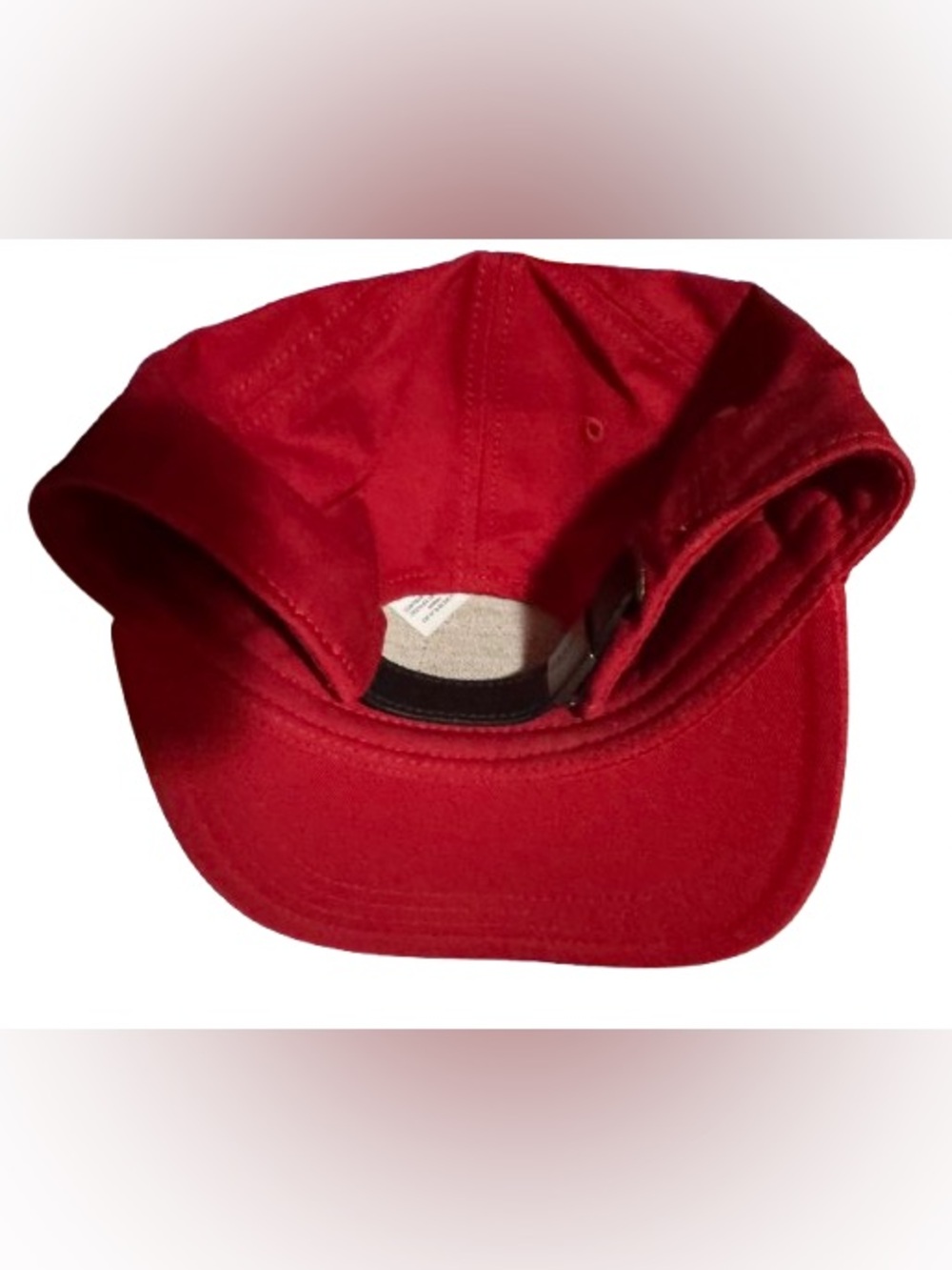 Coach F33774 Flat Brim Hat (Red/Black) - Like New - Picture 6 of 8